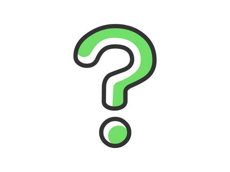Illustration of question mark iconのイラスト素材