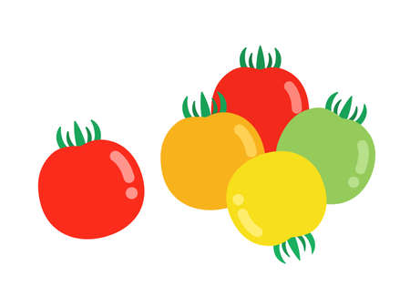 Illustration of fruit tomatoesのイラスト素材