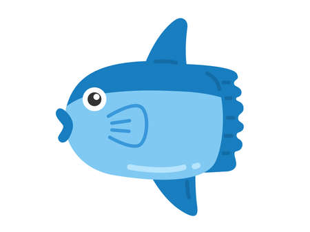 Illustration of a blue mamboのイラスト素材