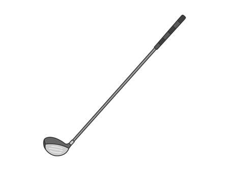 Illustration of a golf club driverのイラスト素材
