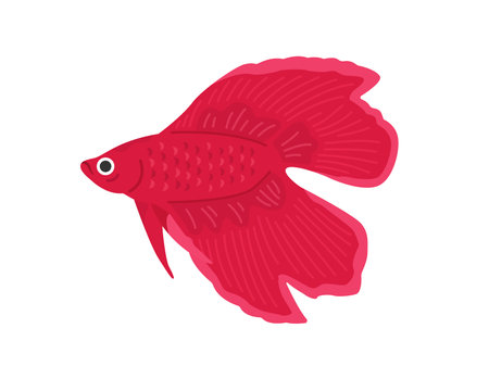 Illustration of solid redのイラスト素材