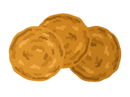 Illustration of rice crackersのイラスト素材