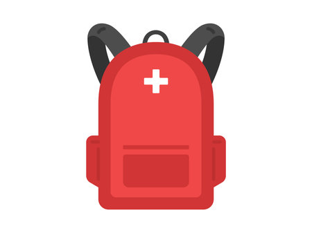 Illustration of disaster prevention bagのイラスト素材