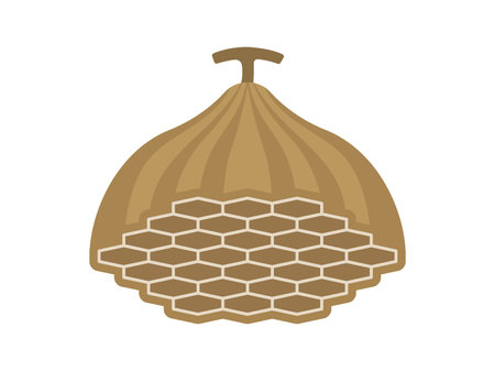 Illustration of a beehiveのイラスト素材