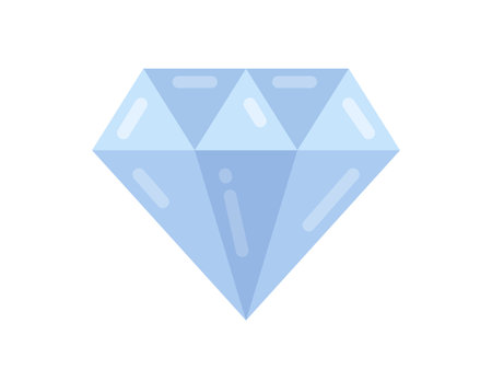 Simple diamond illustrationのイラスト素材