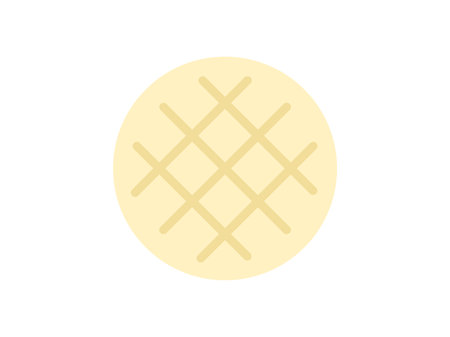 Illustration of melon bread iconのイラスト素材