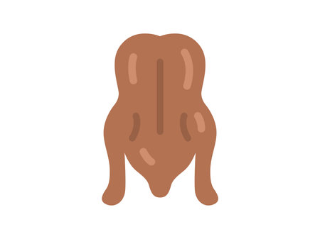 Illustration of Peking duck iconのイラスト素材