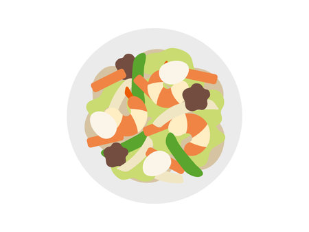 Illustration of the icon of Happo Cabbageのイラスト素材