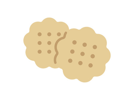 Cookie icon illustrationのイラスト素材