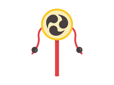 Illustration of a denden drumのイラスト素材