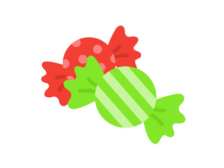 Illustration of candy iconのイラスト素材