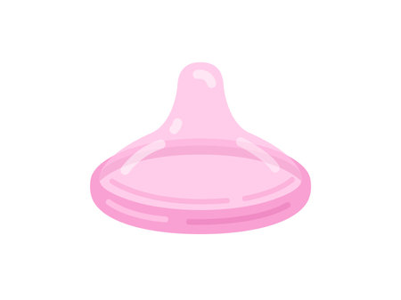 Illustration of a condom taken out of the bagのイラスト素材