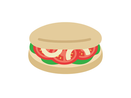 Illustration of the icon of the paniniのイラスト素材