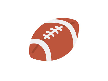Illustration of rugby iconのイラスト素材