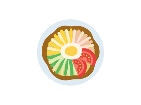 Illustration of chilled Chinese iconのイラスト素材