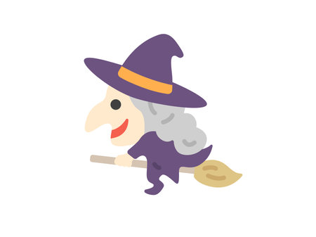Witch icon illustrationのイラスト素材