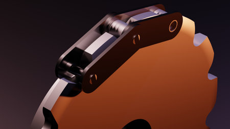 SPROCKETS AND GEARS - FOR ROLLER CHAIN AND CONVEYOR CHAINの写真素材