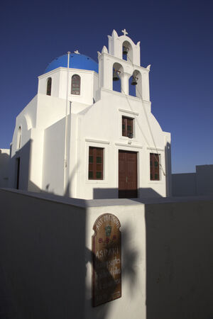 Church on Santoriniの写真素材