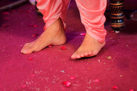 indian wedding fill story with bridal and groom start to end with fashion  tasty food, jewellery  decoration  saptapadi samayu javtal ganesh Puja beautiful background all wedding rituals sindurの写真素材