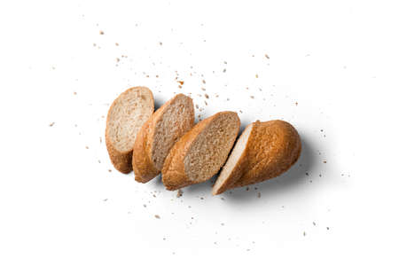 food top angle in beautiful white  Grey background | food Bread | chopsticks | nonvag food | chicken | vag food | vagitableの写真素材