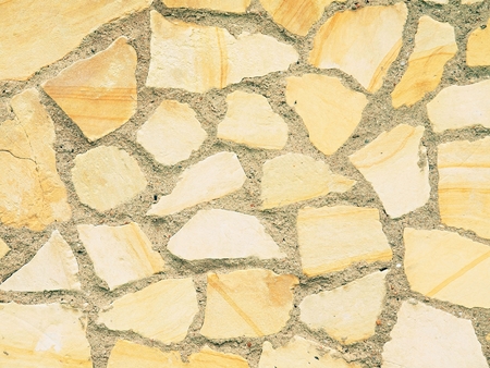 Grunge Mosaic Stone Wall. Nice natural background .の写真素材