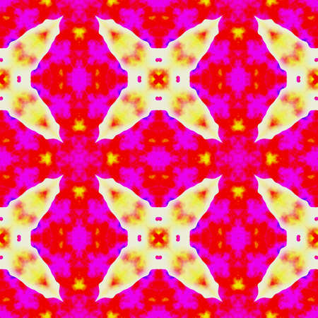 Rich colorful abstract ornament. Seamless pattern or textures. Kaleidoscopic orient popular style