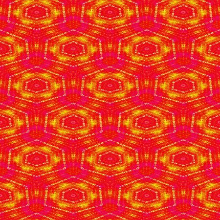 Rich colorful abstract ornament. Seamless pattern or textures. Kaleidoscopic orient popular styleの写真素材