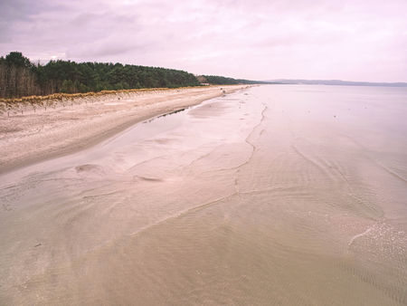 Baltic sea with  smooth levelの写真素材