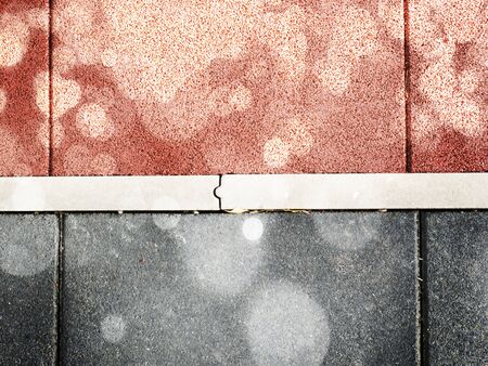 Abstract rubber tiles made from rubbery crumb and flexible core. Sports gymnastic ground Abstract...