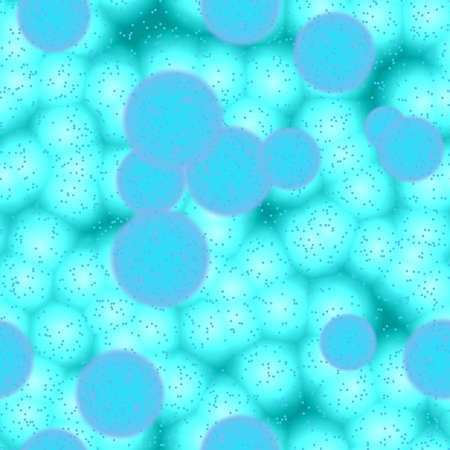 Virus infection in the blood stream represented by microscopic bacterial and bacterium attacking a...