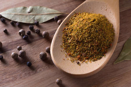 Spices. A set of main spices for different dishes.の写真素材