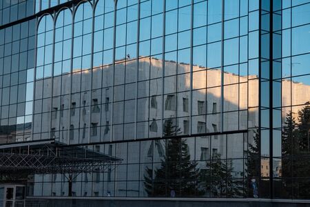 Lenin square in Khabarovskの写真素材