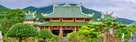 Lin Ung Buddhist Temple on the Seoncha Peninsula near Da Nang, Vietnamの写真素材