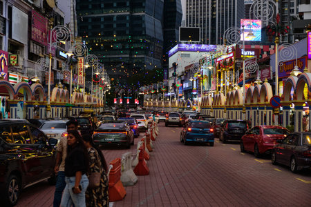 KUALA LUMPUR, MALAYSIA - Jan 01, 2025: Kuala Lumpur Indian Quarter