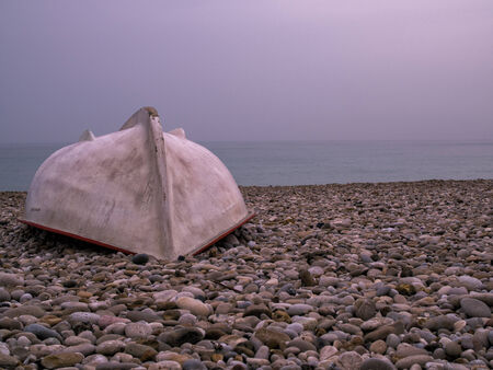 Beach in September, Fossacesia (CH) Italyの写真素材
