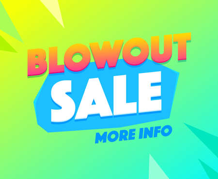 Blowout sale banner. Sale banner template design, Mega sale special offer. Super special offer banner. vectorのイラスト素材