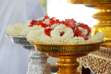 garland of jasmineの写真素材