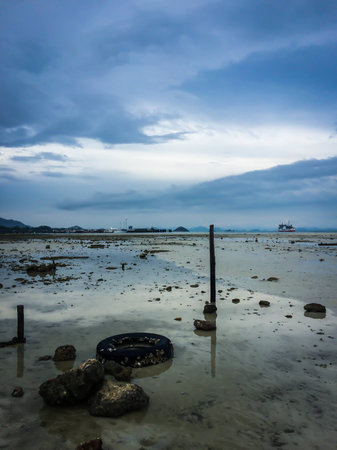 Beach near the pier
