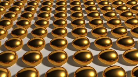 This gold eggs industry represent the theme of finances, Savings and other investments.の写真素材
