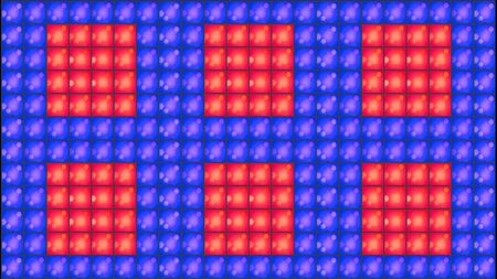 the small square mixing to background の写真素材