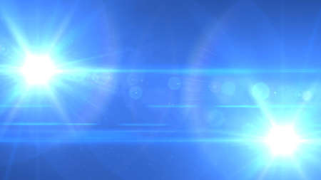 light flare special effectの写真素材