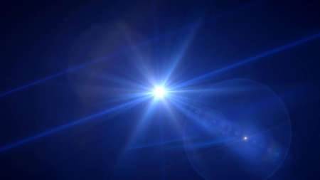 lens flare effect の写真素材