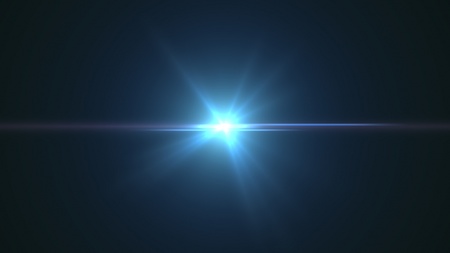 lens flare effect の写真素材