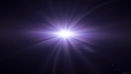 lens flare effect の写真素材