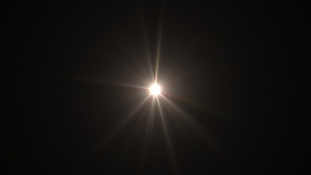 lens flare effect の写真素材