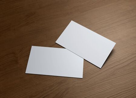 This business card presentation for promotion of Corporate identity の写真素材