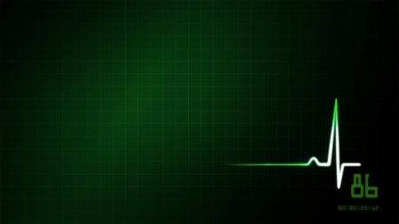 The graphic of EKG monitor for medical themeの写真素材