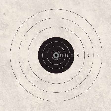gun shoot to the shooting target conceptの写真素材