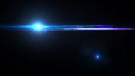 beautiful lens flare effect is simple to add on backgroundの写真素材