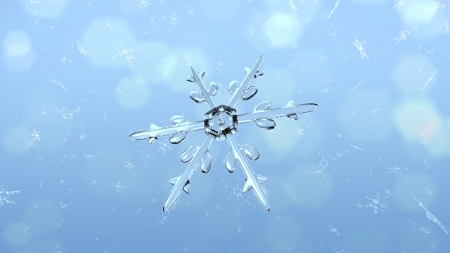 The background of snowflake for christmas themeの写真素材